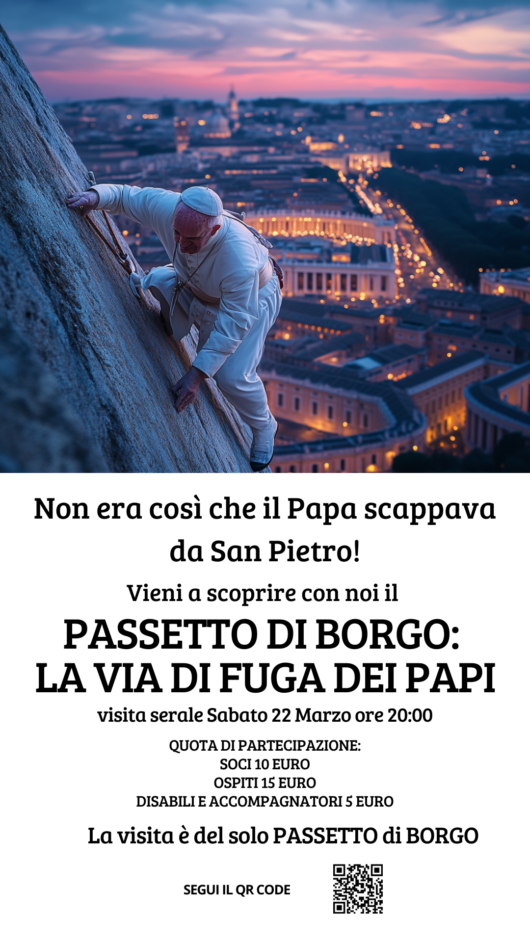 PASSETTO DI BORGO:  LA VIA DI FUGA DEI PAPI