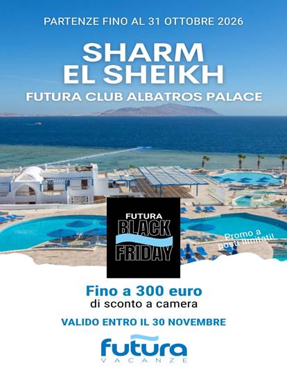 Futura Black Friday Mar Rosso – Sconto fino a 300€